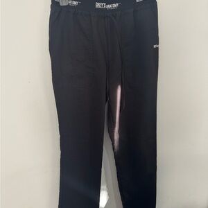 Grey's Anatomy Black womens scrub pants